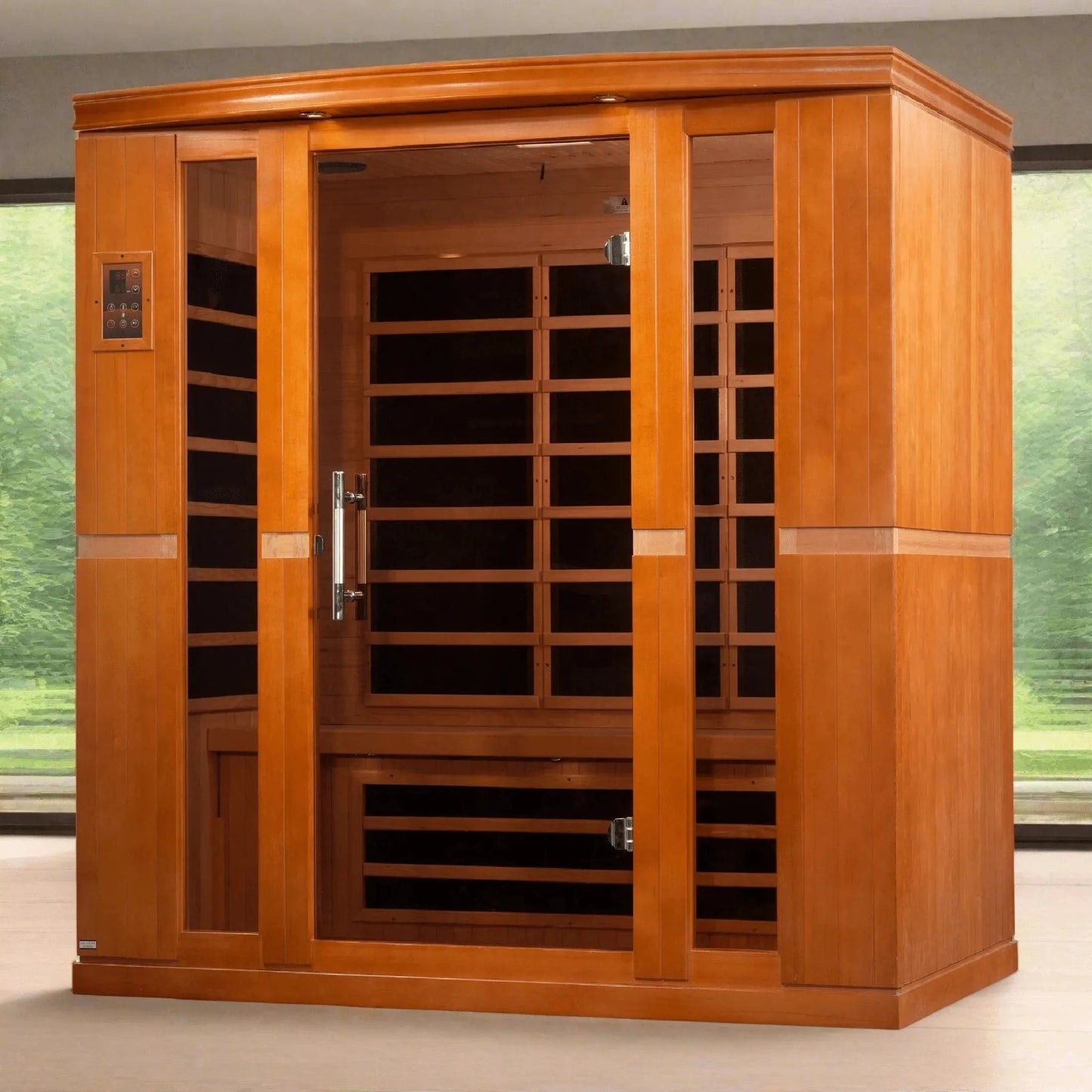 Trivano Living- "Bergamo" 4-person Low EMF FAR Infrared Sauna DYN-6440-01-Sauna-Trivano Living-Trivano Living