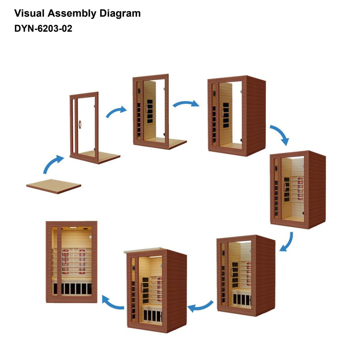 Trivano Living- "Cordoba" 2-person Low EMF FAR Infrared Sauna - DYN-6203-01-Sauna-Trivano Living-Trivano Living