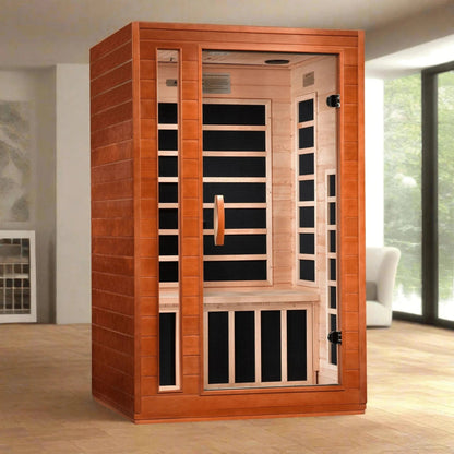 Trivano Living- "Cordoba" 2-person Low EMF FAR Infrared Sauna - DYN-6203-01-Sauna-Trivano Living-Trivano Living