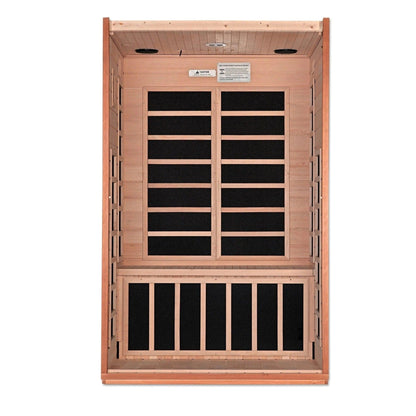 Trivano Living- "Cordoba" 2-person Low EMF FAR Infrared Sauna - DYN-6203-01-Sauna-Trivano Living-Trivano Living
