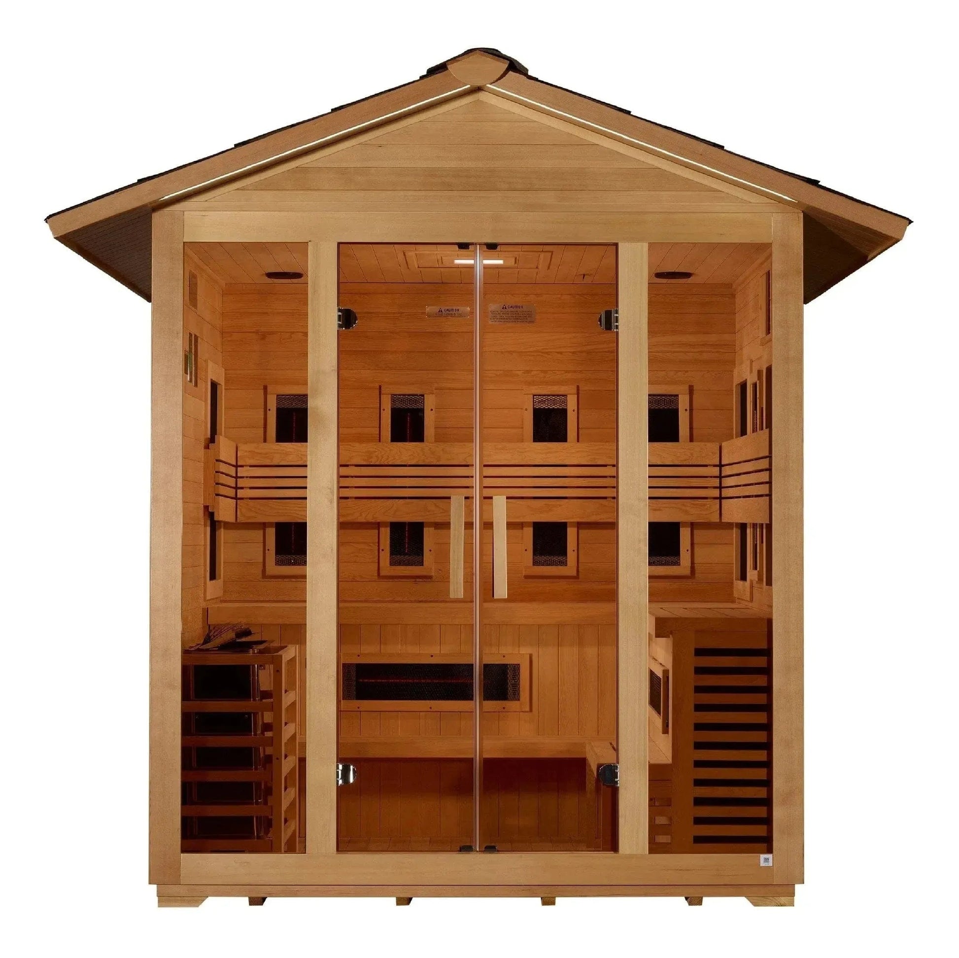 Trivano Living- "Gargellen" 5 Person Hybrid Outdoor Sauna GDI-8125-01-Sauna-Trivano Living-Trivano Living