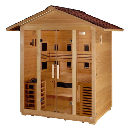 Trivano Living- "Gargellen" 5 Person Hybrid Outdoor Sauna GDI-8125-01-Sauna-Trivano Living-Trivano Living