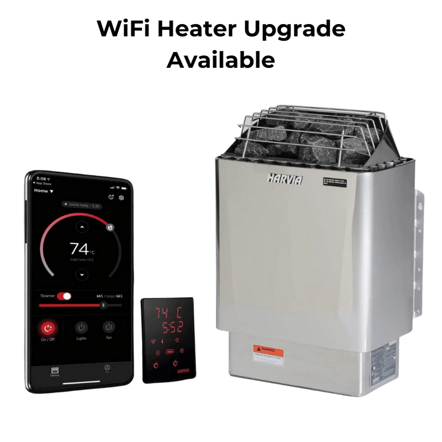 Trivano Living- "Gargellen" 5 Person Hybrid Outdoor Sauna GDI-8125-01-Sauna-Trivano Living-Trivano Living