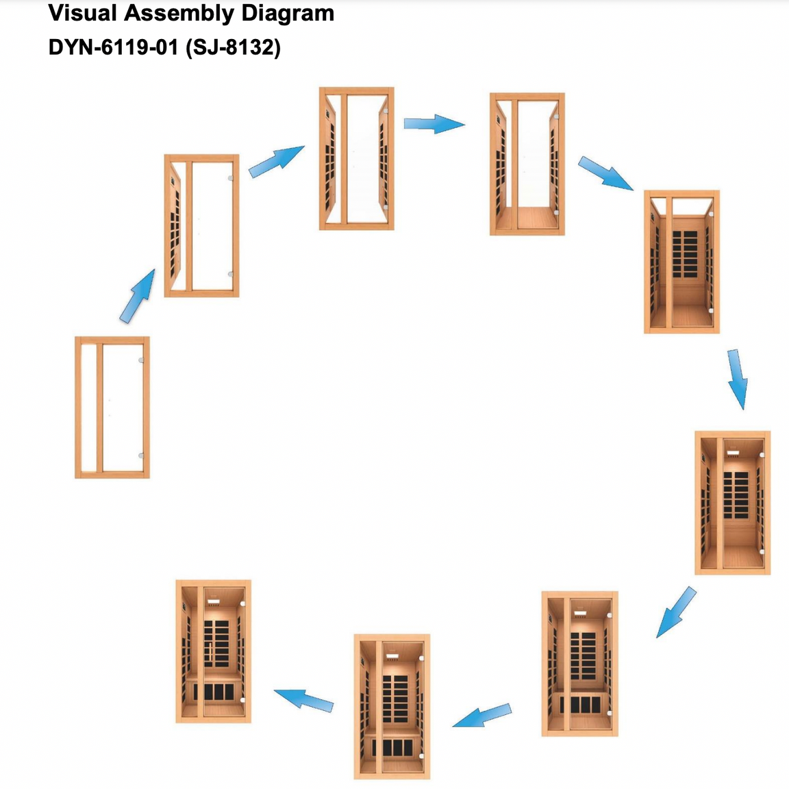 Trivano Living- "Gracia" 1-2-person Low EMF FAR Infrared Sauna DYN-6119-01-Sauna-Trivano Living-Trivano Living