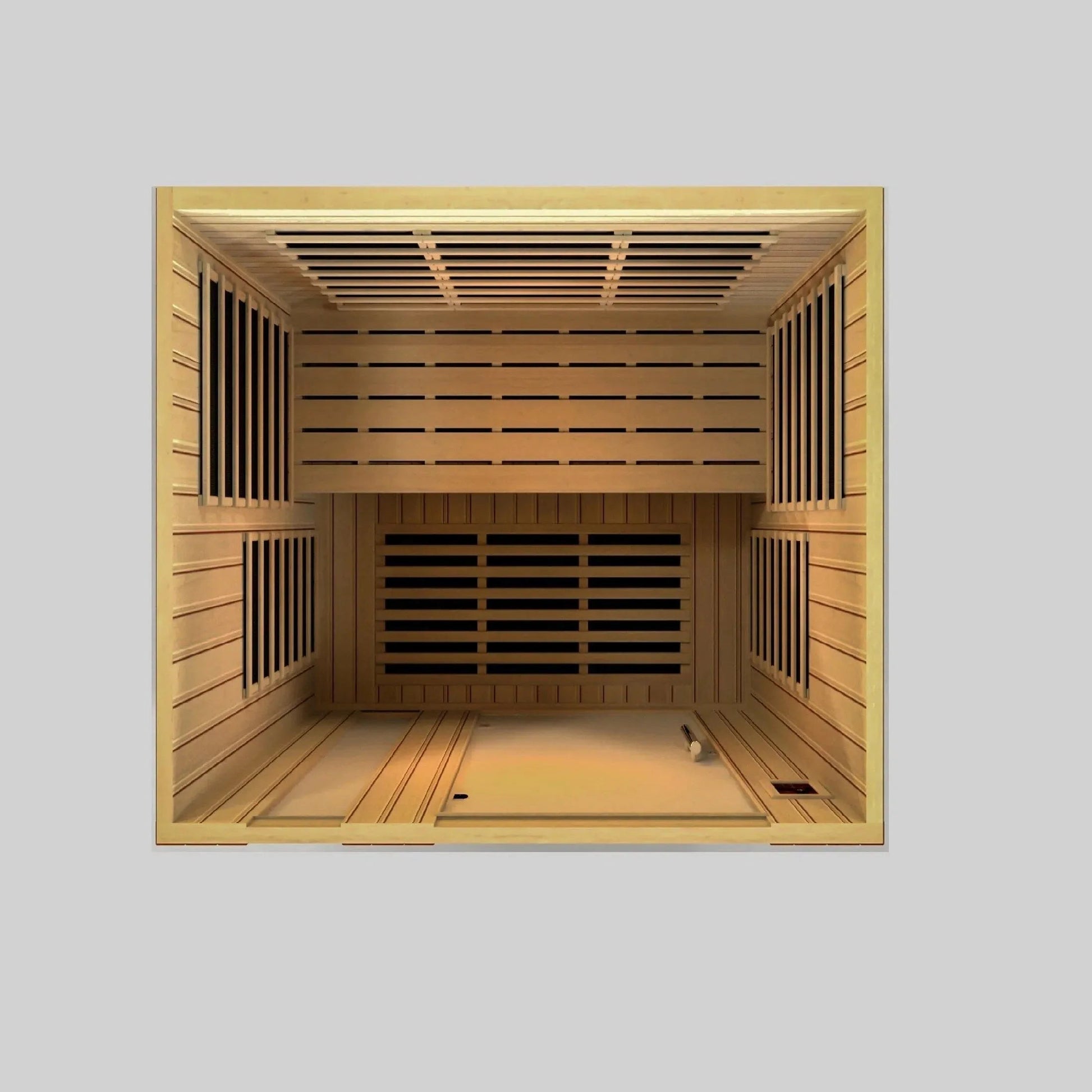 Trivano Living- "Lugano" 3-person Low EMF FAR Infrared Sauna DYN-6336-02-Sauna-Trivano Living-Trivano Living