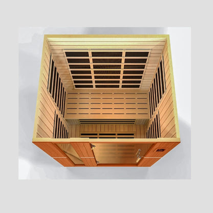 Trivano Living- "Lugano" 3-person Low EMF FAR Infrared Sauna DYN-6336-02-Sauna-Trivano Living-Trivano Living