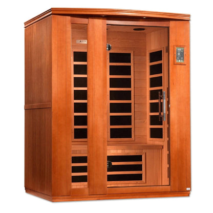 Trivano Living- "Lugano" 3-person Low EMF FAR Infrared Sauna DYN-6336-02-Sauna-Trivano Living-Trivano Living
