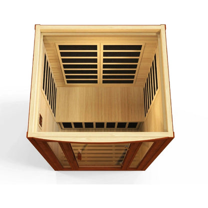 Trivano Living- "San Marino" 2-person Low EMF FAR Infrared Sauna DYN-6206-01-Sauna-Trivano Living-Trivano Living