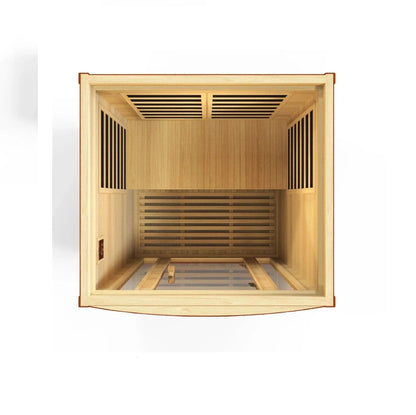 Trivano Living- "San Marino" 2-person Low EMF FAR Infrared Sauna DYN-6206-01-Sauna-Trivano Living-Trivano Living