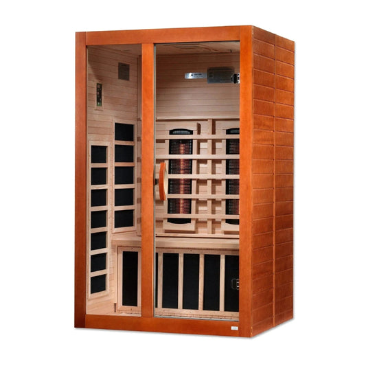 Trivano Living- "Santiago" 2-person Full Spectrum Near Zero EMF FAR Infrared Sauna DYN-6209-03 FS-Sauna-Trivano Living-Trivano Living