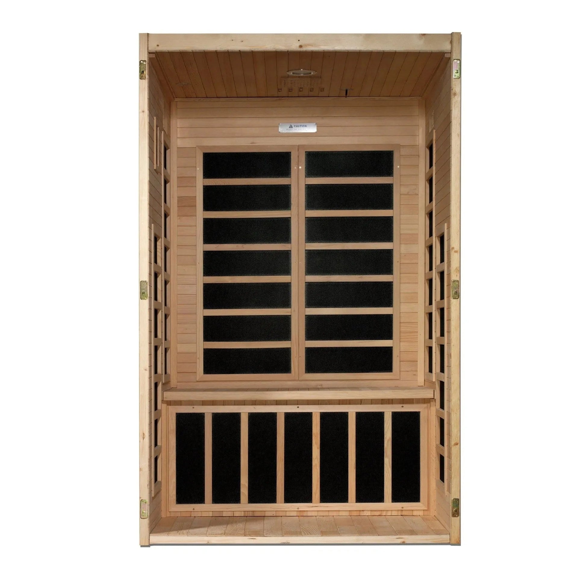 Trivano Living- "Santiago" 2-person Low EMF FAR Infrared Sauna DYN-6209-01-Sauna-Trivano Living-Trivano Living