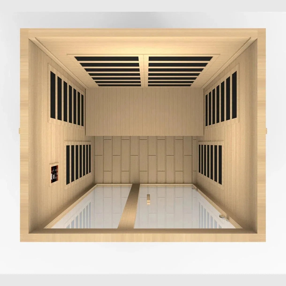 Trivano Living- "Santiago" 2-person Low EMF FAR Infrared Sauna DYN-6209-01-Sauna-Trivano Living-Trivano Living