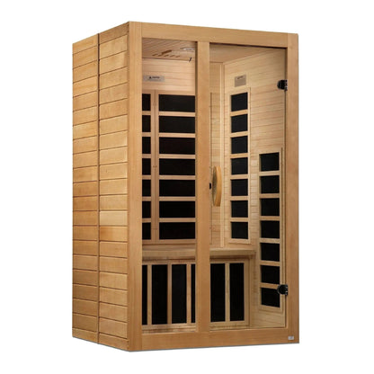 Trivano Living- "Santiago" 2-person Low EMF FAR Infrared Sauna DYN-6209-01-Sauna-Trivano Living-Trivano Living