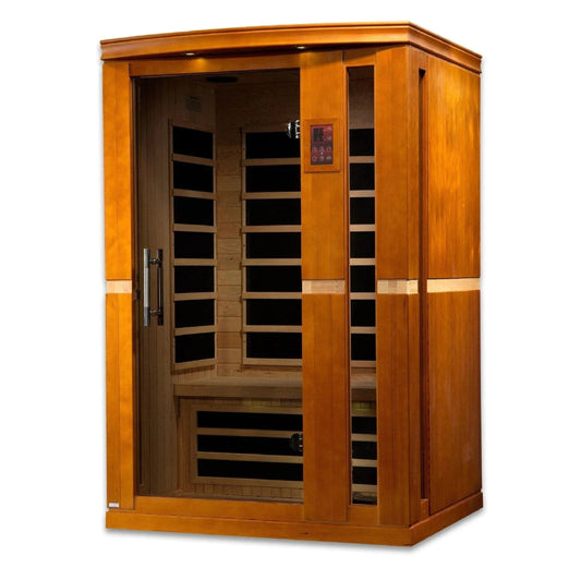 Trivano Living- "Vittoria" 2-person Low EMF FAR Infrared Sauna - DYN-6220-01-Sauna-Trivano Living-Trivano Living